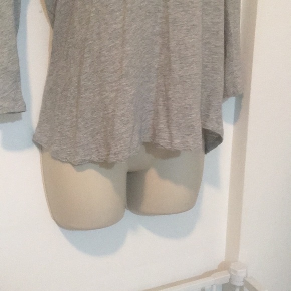 J Crew dolman 3/4 sleeve heathered t-shirt - Picture 2 of 5